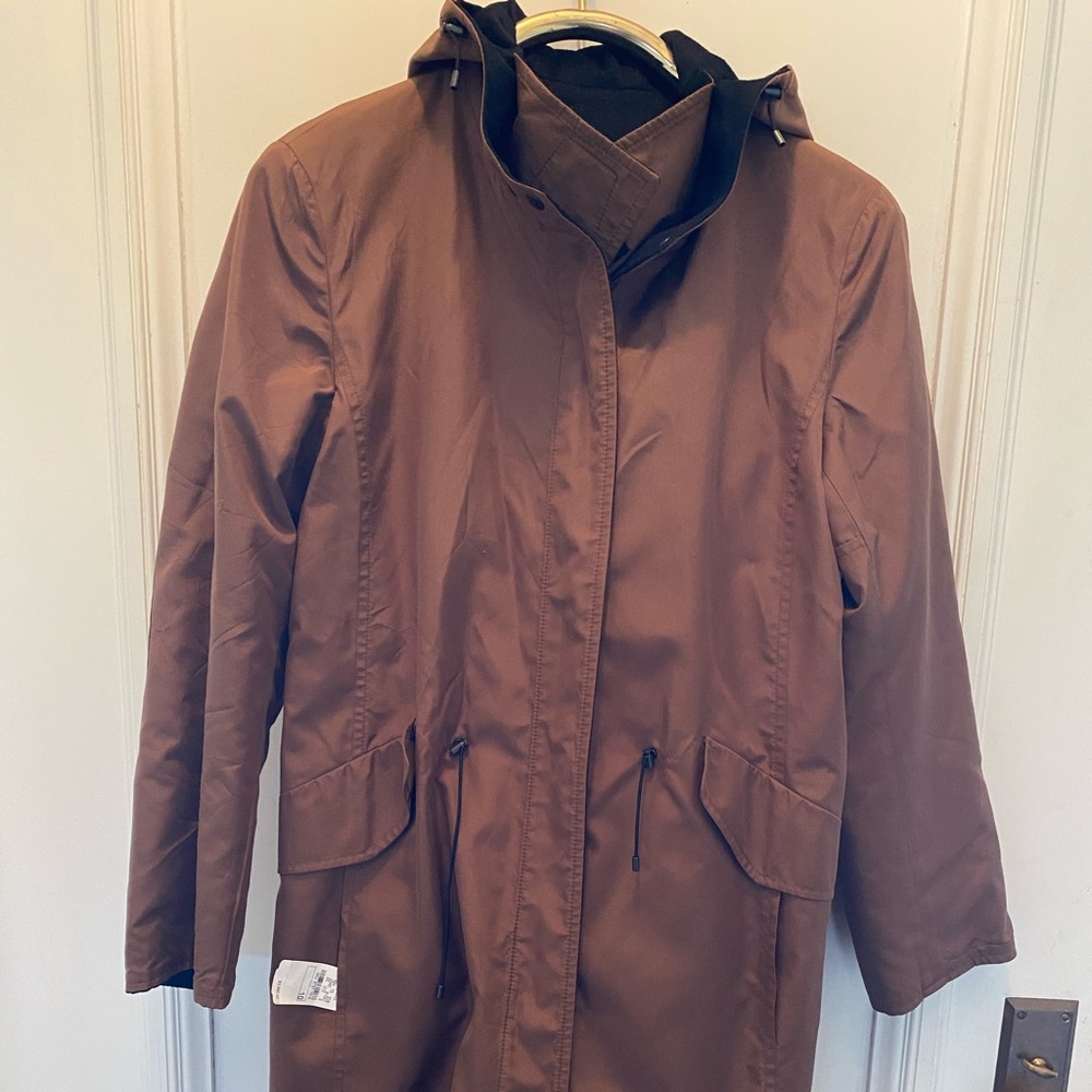 NWT Akris Silk and Alpaca Reversible Anorak